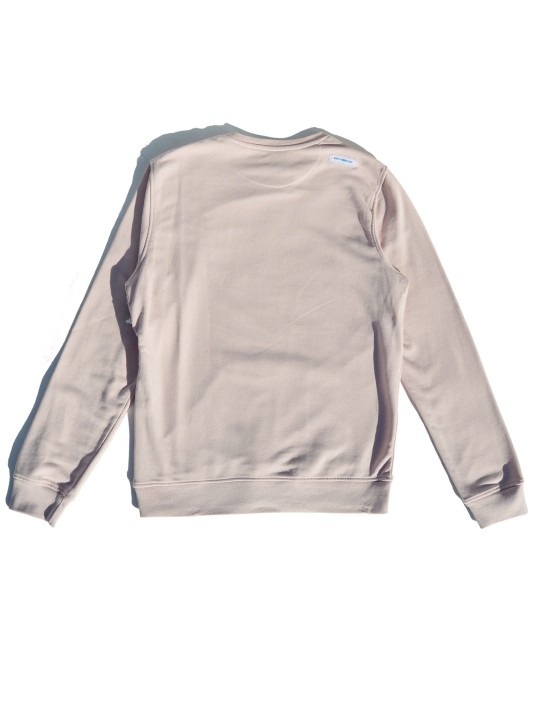 Sudadera Rosa Rayas Upcycled de San Fabrizzio