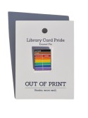 Out of Print Library Card Pride Pin