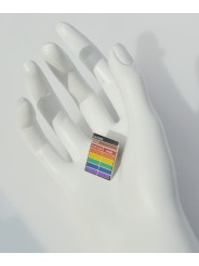 Out of Print Library Card Pride Pin