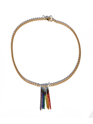 Collar Delicacy de San Fabrizzio con la bandera Progresista