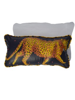 Funda de Cojín hecho en tejido Pagne africano