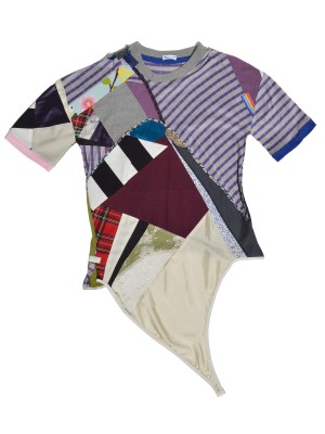 T-shirt patchwork unisex