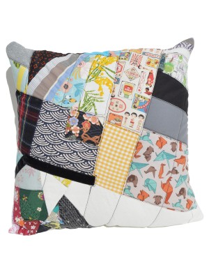 San Fabrizzio Pillow cover in quilted patchwork