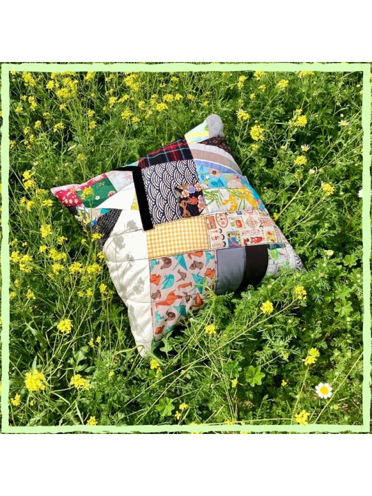 Funda de cojín en Patchwork 06 de San Fabrizzio