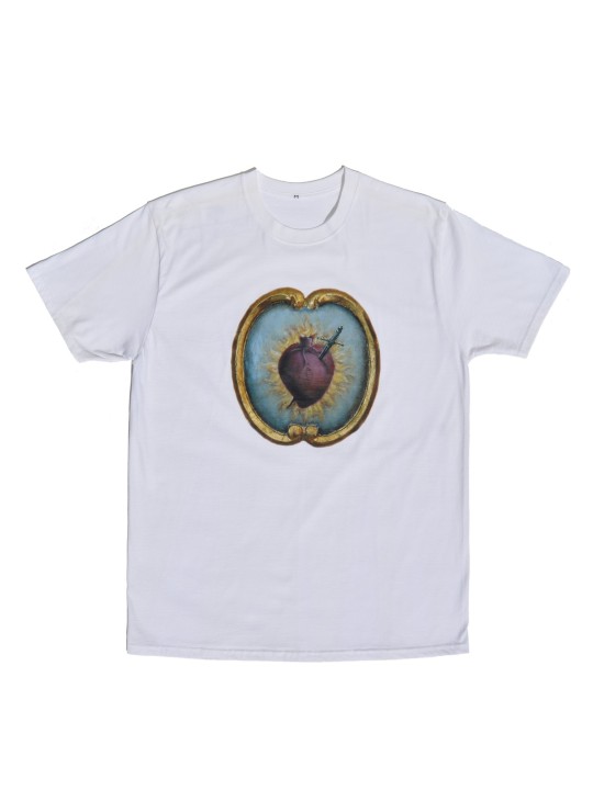 Virgen Dolorosa Heart T-Shirt by Juan Díaz Losada x San Fabrizzio