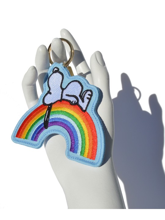 Llavero Arco Iris de Magpie x Snoopy