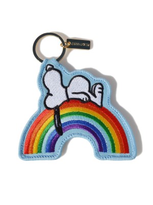 Magpie x Peanuts Key Charm Rainbow