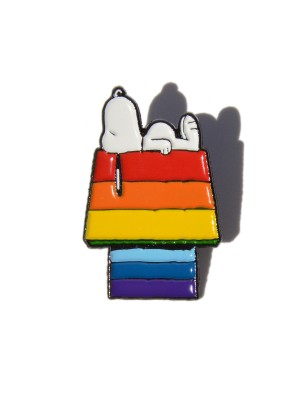 Peanuts Good Vibes Enamel Pin - Rainbow House
