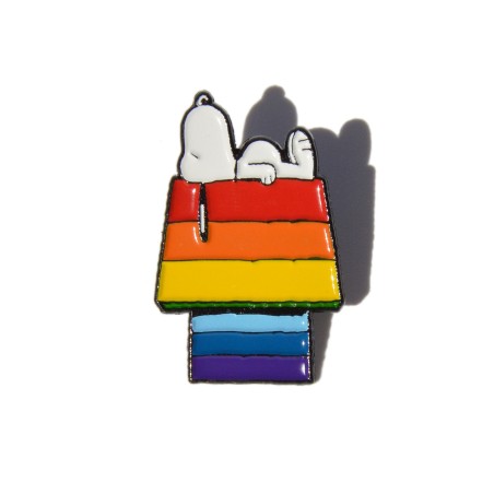 Peanuts Good Vibes Enamel Pin - Rainbow House