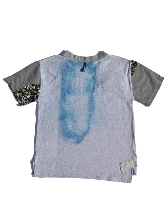 San Fabrizzio Unique T-Shirt with Virgin Cyanotype
