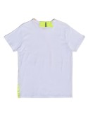 Camiseta Blanca con Detalles Fluo de San Fabrizzio