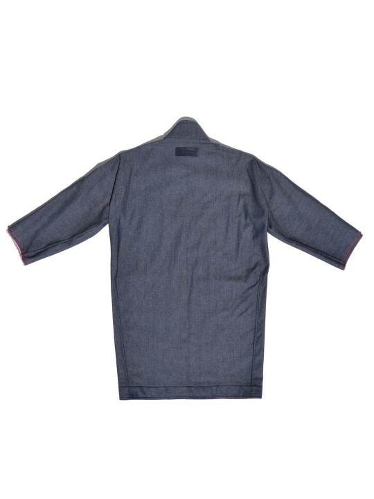 Abrigo Reversible Patrón Balenciaga en Denim de San Fabrizzio