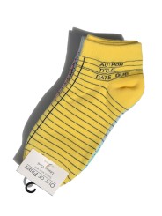 Out of Print - Library Card Ankle Socks 4-pack