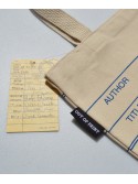 Out of Print Library Card: Natural tote bag