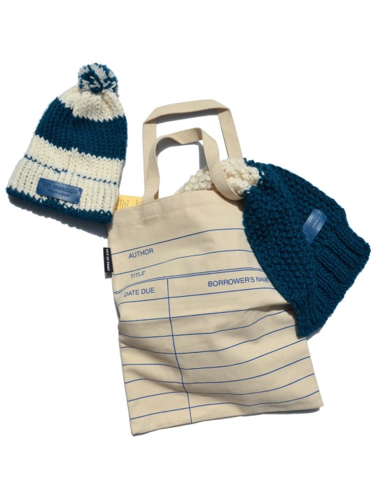 Out of Print Library Card: Natural tote bag