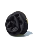 Black Neoprene Flower Pulseta by Celina Martin