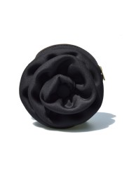 Pulseta Flor Neopreno en color negro de Celina Martin