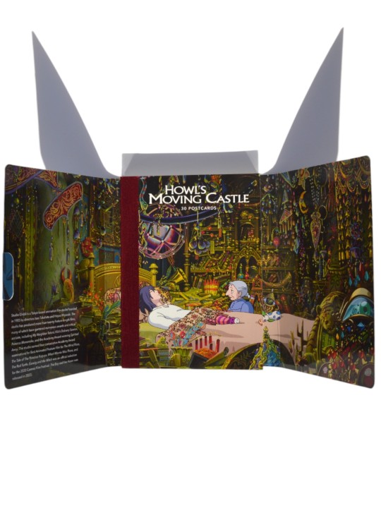 Estuche de 30 Postales de El Castillo Ambulante de  Studio Ghibli
