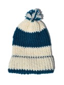 Gorro azul y crema de San Fabrizzio