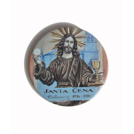 Chapa de la Pintura Cartel Centenario Santa Cena Granada