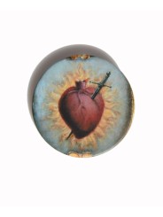 Pin of the Painting of the Sorrow Virgin heart