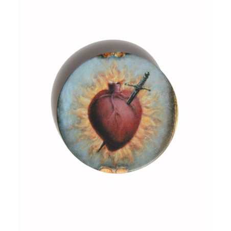 Chapa de la Pintura Corazón Virgen Dolorosa