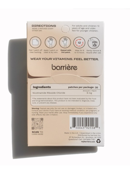 My Barrière YOUth Repair NAD+ transdermal patch
