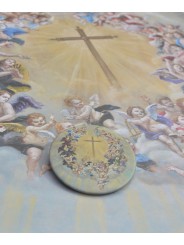 Chapa de la Pintura Cartel I Centenario Federación de Cofradías de Gra