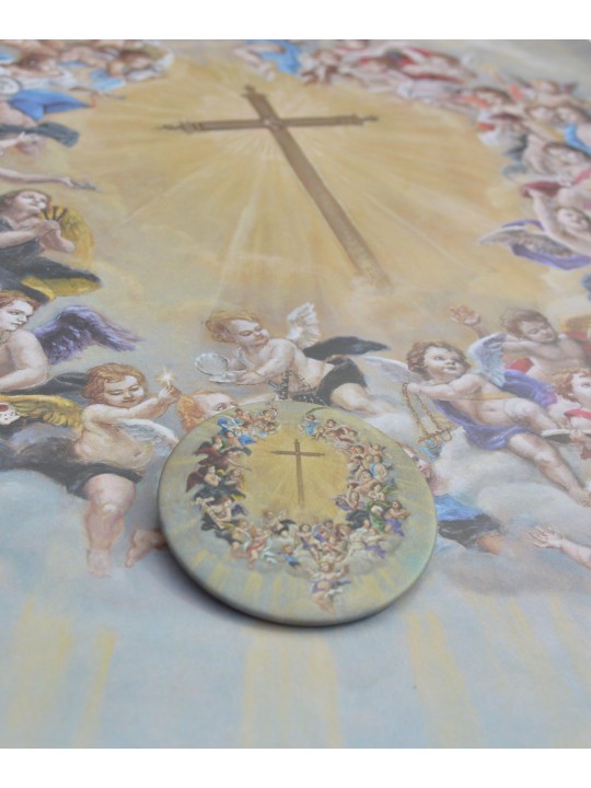 Pin of the painting Poster I Centenary Federation of Brotherhoods of G