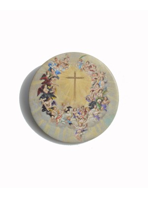 Chapa de la Pintura Cartel I Centenario Federación de Cofradías de Gra