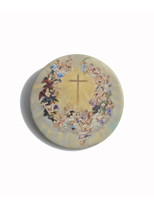 Chapa de la Pintura Cartel I Centenario Federación de Cofradías de Gra