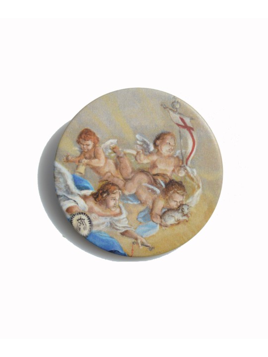 Chapa Detalle Sábado y Domingo Santo de la Pintura Cartel I Centenario Federación de Cofradías de Granada