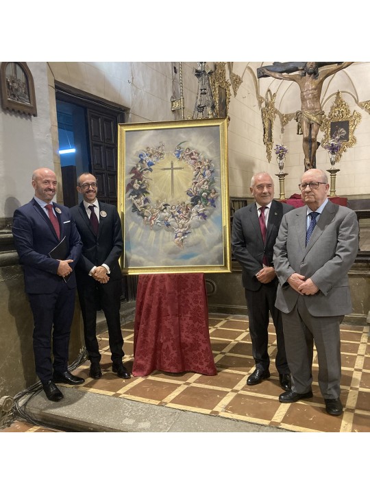 Reproduction on paper of the painting Poster I Centenary Federation of