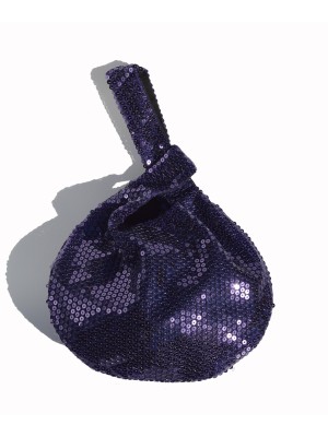 Bolso Shijimi morado ruso en lentejuelas