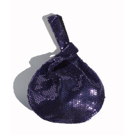 Bolso Shijimi morado ruso en lentejuelas