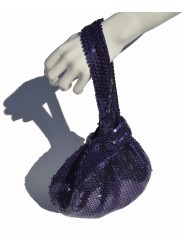 Bolso Shijimi morado ruso en lentejuelas