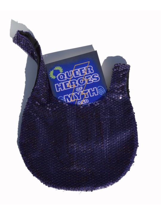 Bolso Shijimi morado ruso en lentejuelas