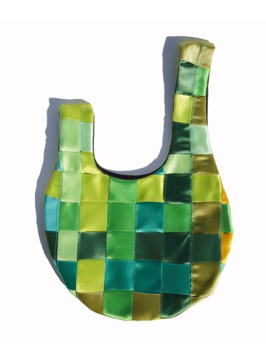 Green Satin Shijimi Bag – HOSHI × San Fabrizzio Collaboration
