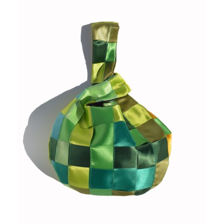 Green Satin Shijimi Bag – HOSHI × San Fabrizzio Collaboration