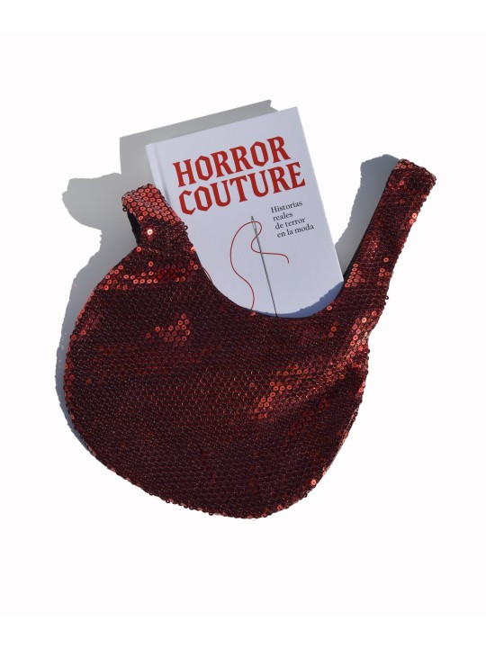 Hoshi Perla red sequins Shijimi  Bag