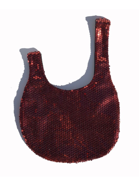 Hoshi Perla red sequins Shijimi  Bag