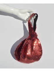 Hoshi Perla red sequins Shijimi  Bag