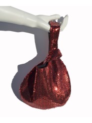 Hoshi Perla red sequins Shijimi  Bag