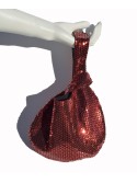 Hoshi Perla red sequins Shijimi  Bag