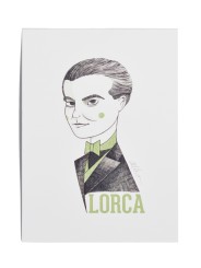 Illustration of Federico García Lorca by Olalla Ruiz