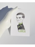Illustration of Federico García Lorca by Olalla Ruiz