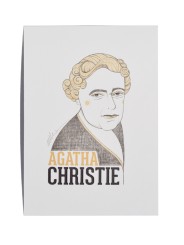 Illustration of Agatha Christie by Olalla Ruiz