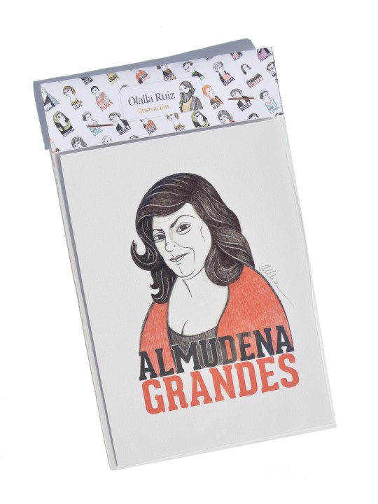 Ilustración Almudena Grandes de Olalla Ruiz