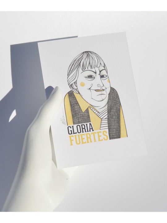 Ilustración Gloria Fuertes de Olalla Ruiz