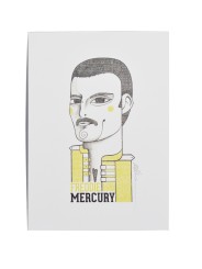 Ilustración Freddie Mercury de Olalla Ruiz